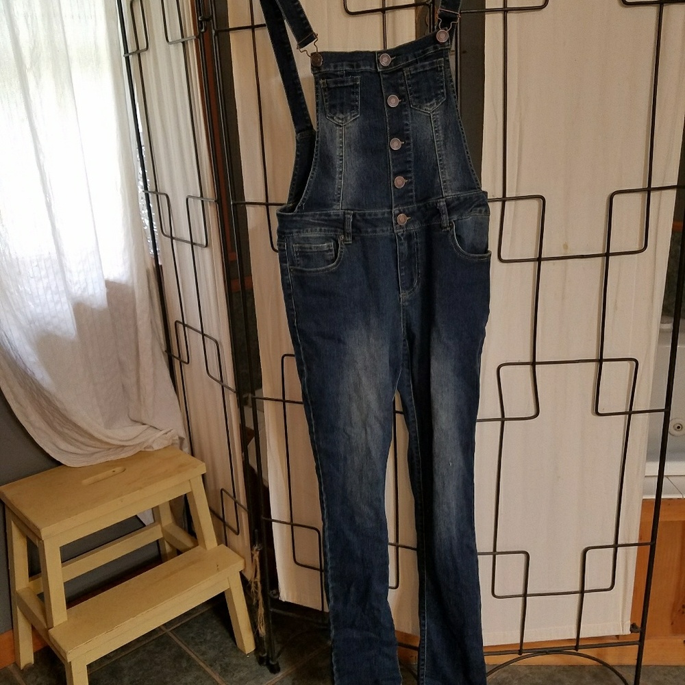 Denim overalls